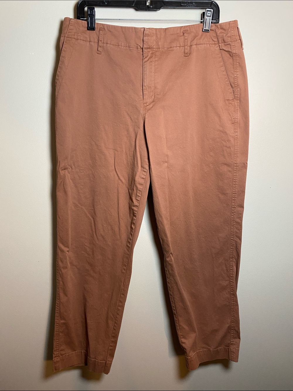 a new day Rust Tan Cotton Slim Ankle Chino Pants 14